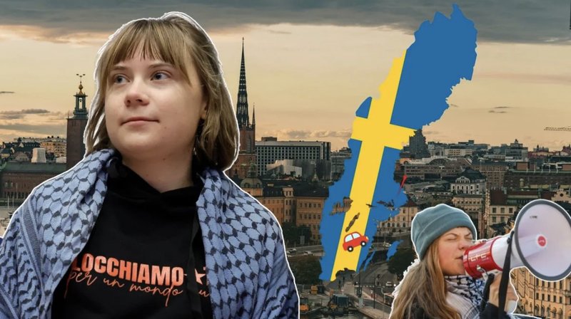 Nu kliver Greta Thunberg in i valrörelsen. Foto: Trond Reidar Teigen /NTB & Cecilia Fabiano/ AP & Canva